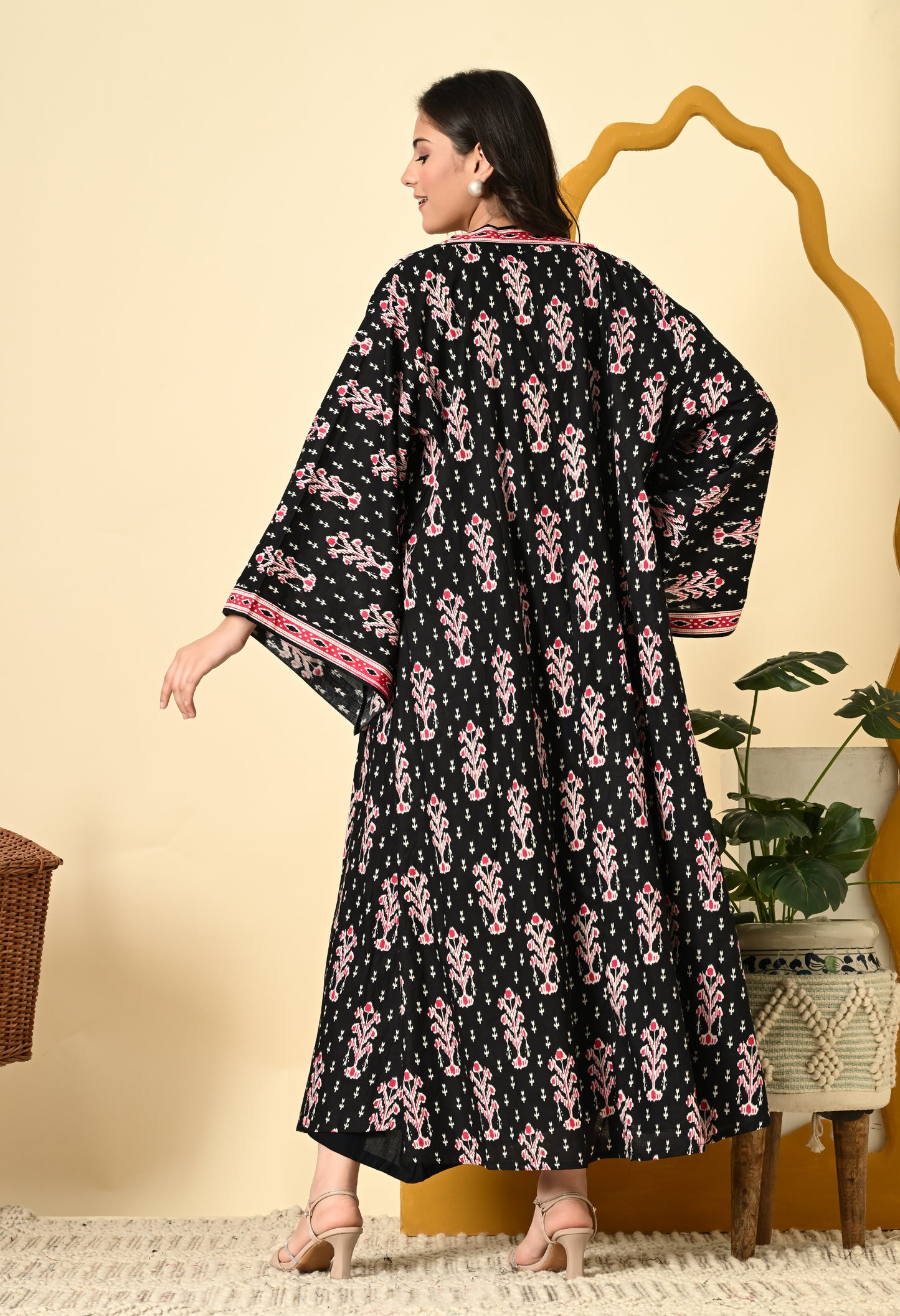 KIMONA SLEEVES JACKET DRESS