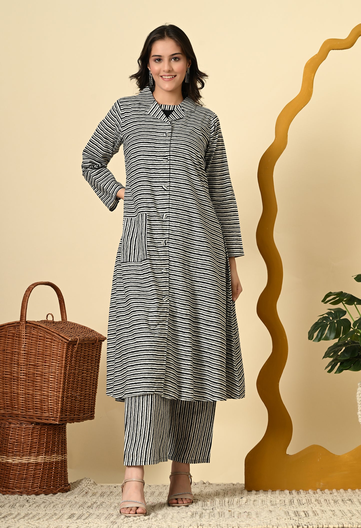 STRIPED CO-ORD SET