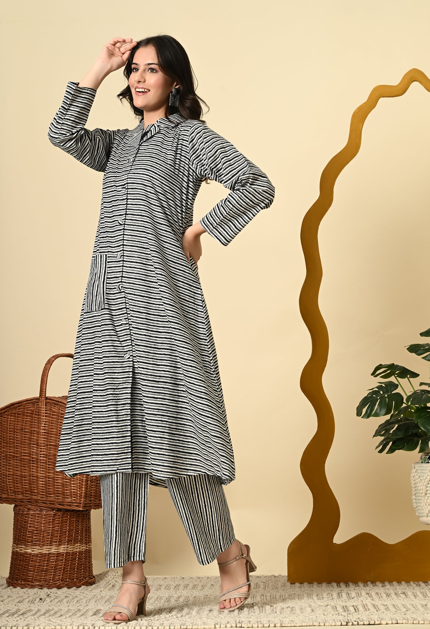 STRIPED CO-ORD SET