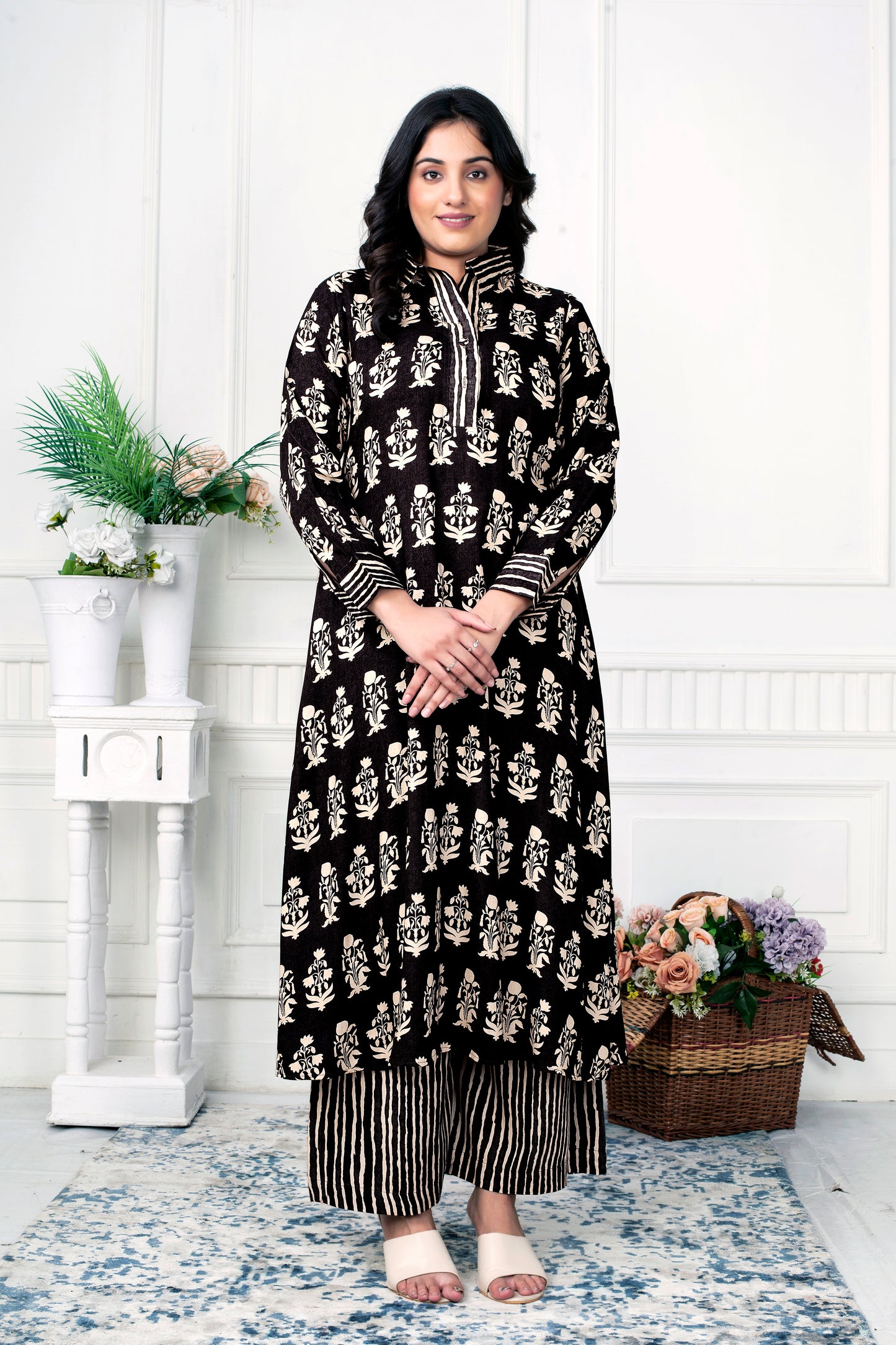 FLORUIT RAYON COORD SET