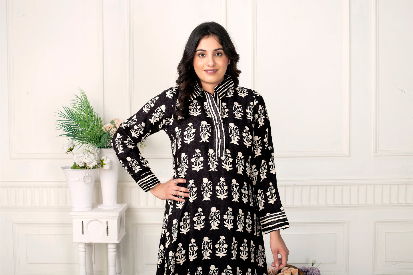FLORUIT RAYON COORD SET