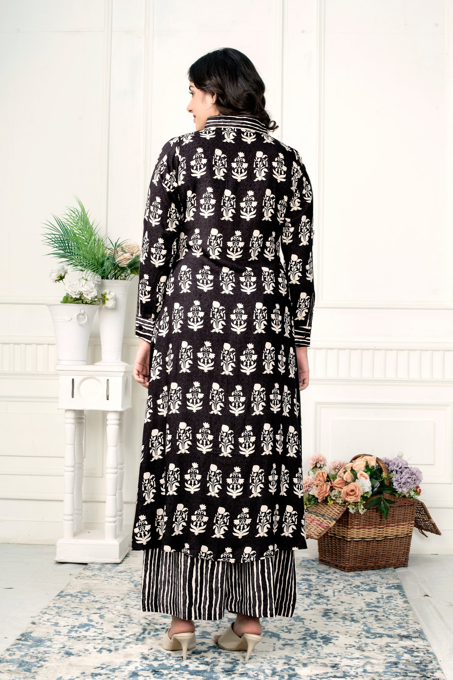 FLORUIT RAYON COORD SET
