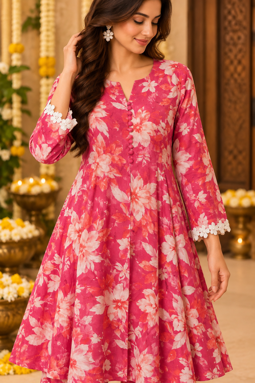 PADMA GHERA KURTA SET