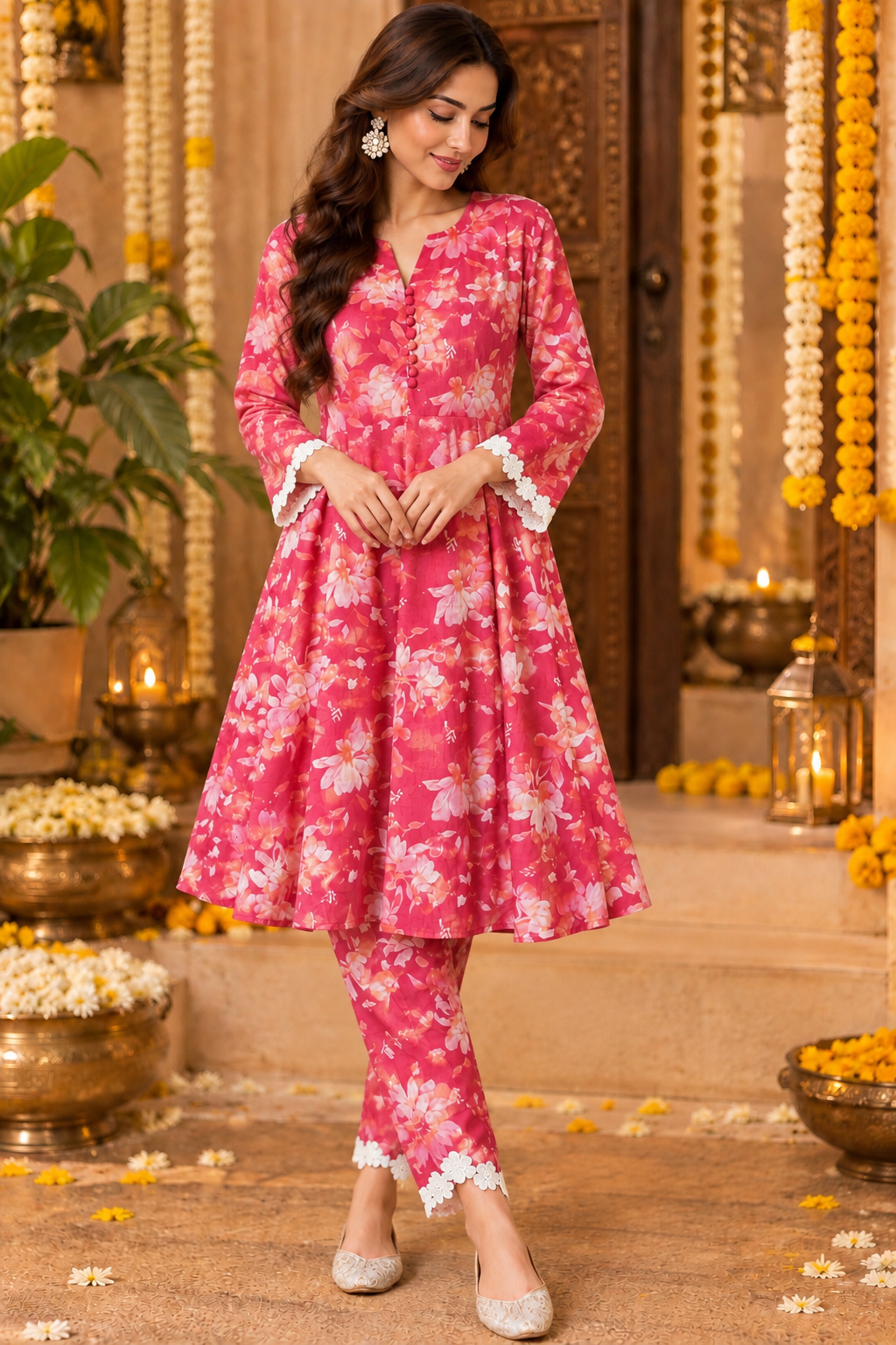 PADMA GHERA KURTA SET