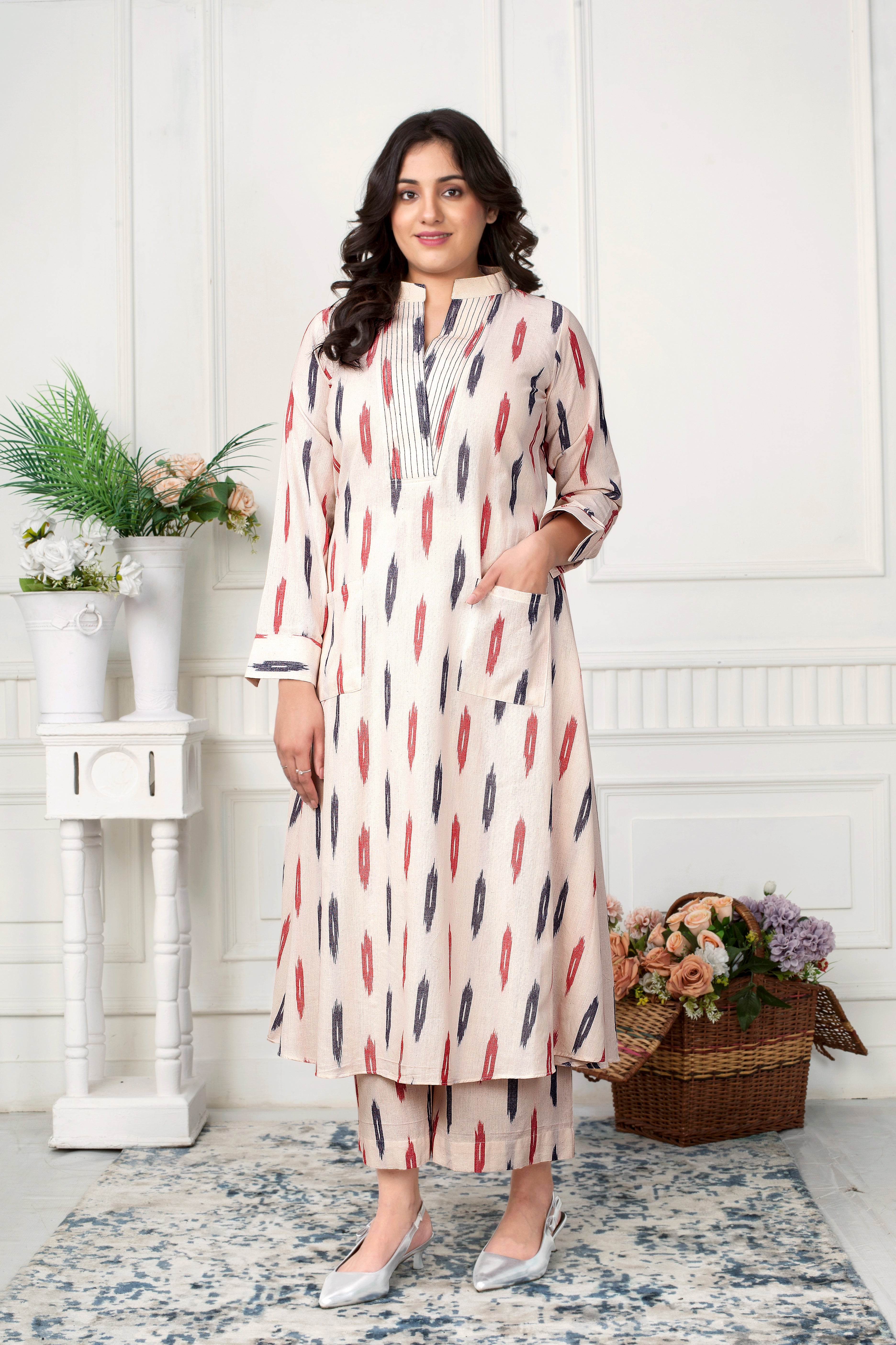 CLASSIC IKAT COTTON COORD SET