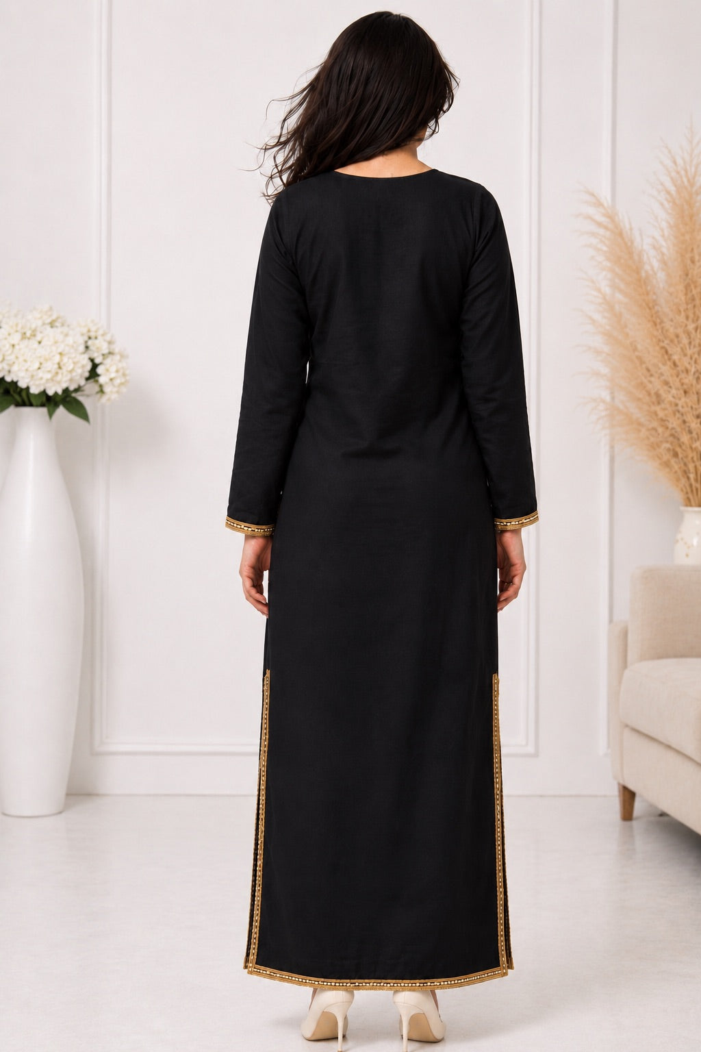 ISHANI HANDWORK YOKE KAFTAN