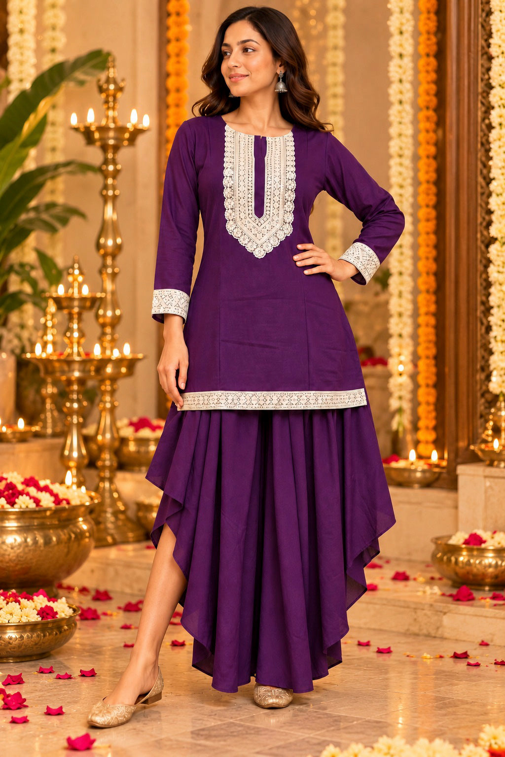 BRAHMANI PALLAZO SET