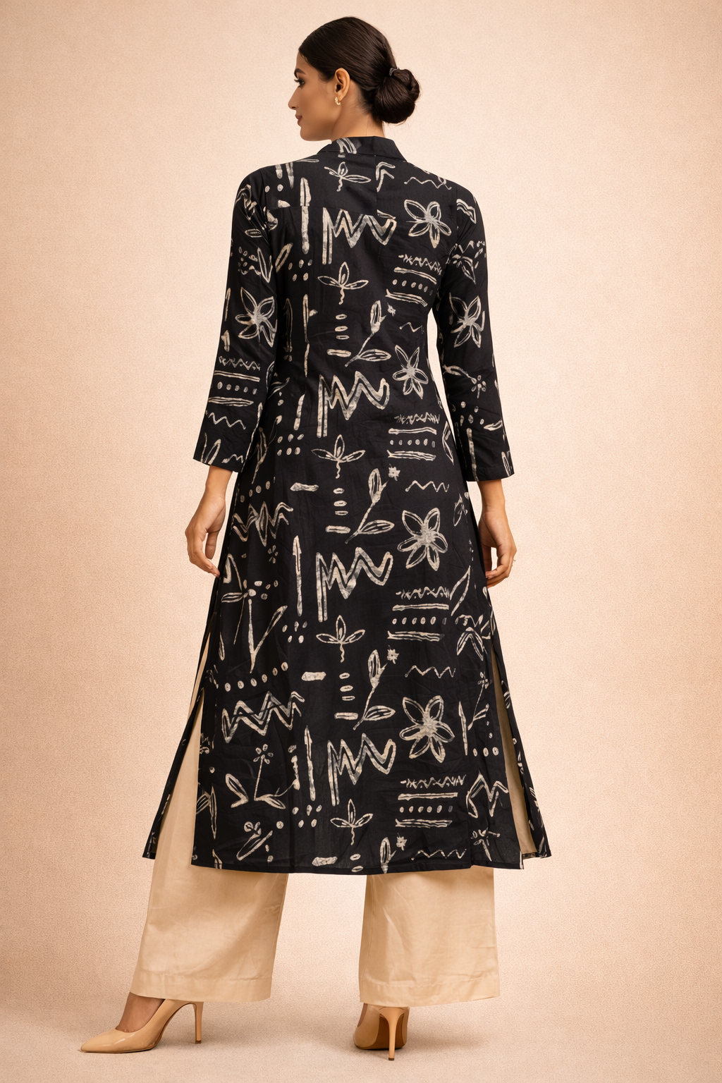 MIDNIGHT MUSE PURE COTTON KURTA