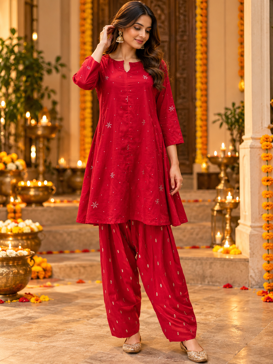 SUNDARI FARSHI SALWAR SET
