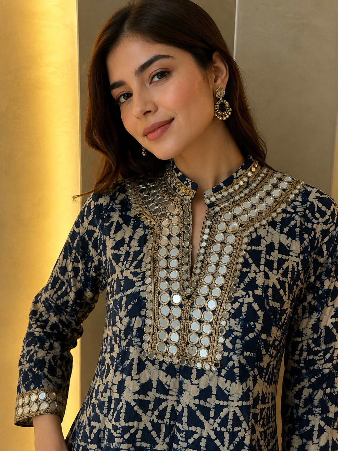 SHARVANI MIRRORWORK KURTA SET
