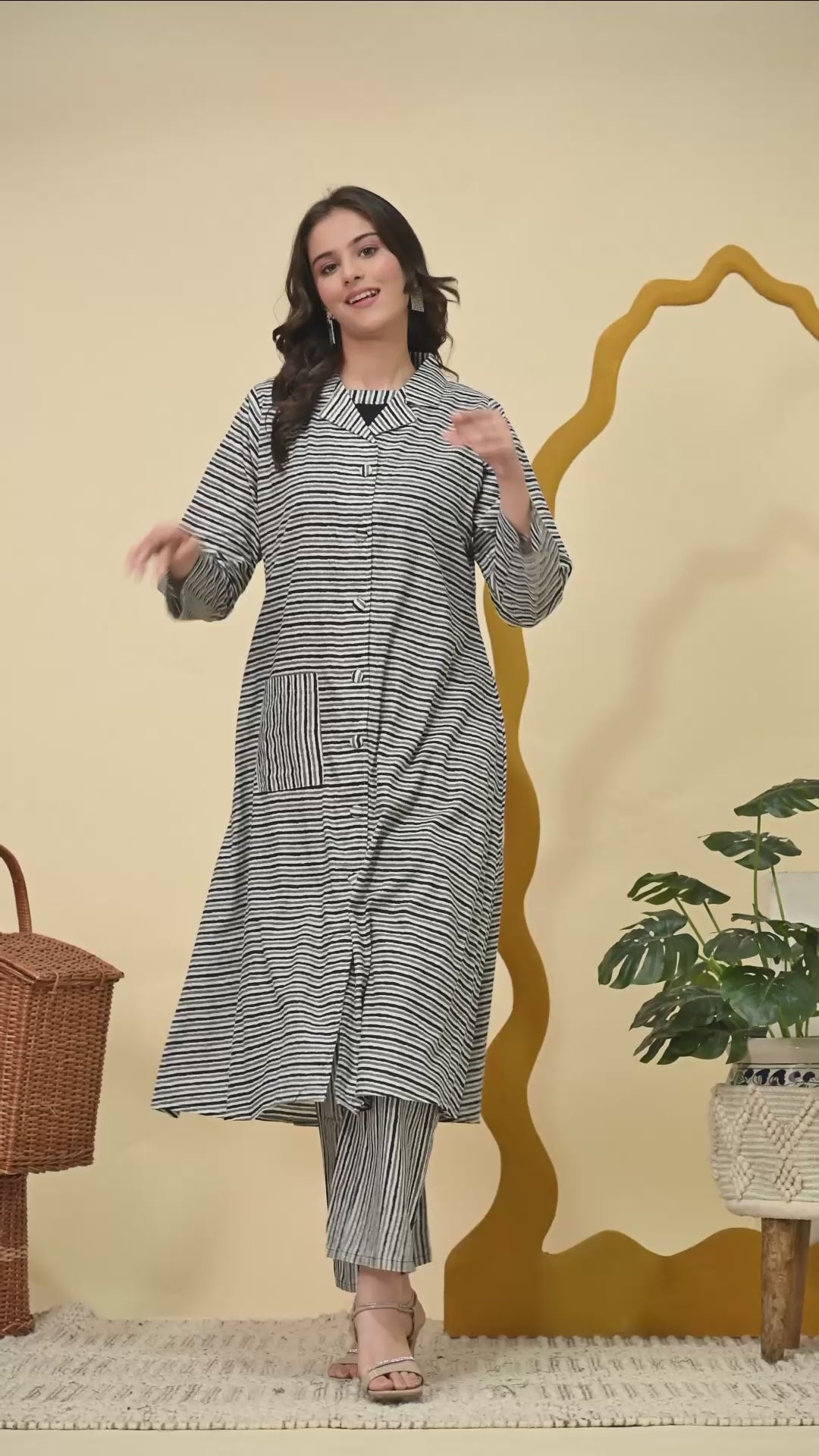STRIPED CO-ORD SET